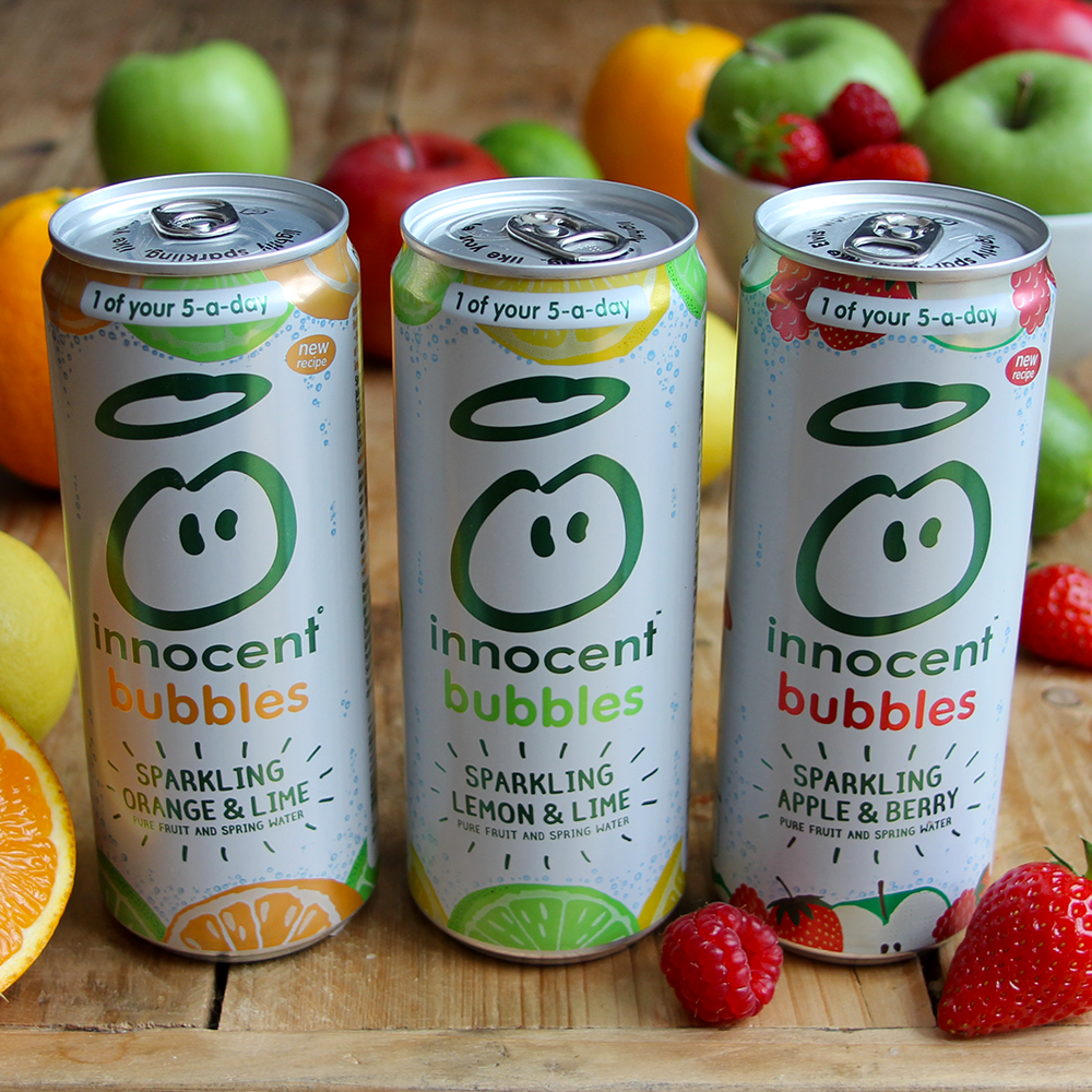 Innocent Bubbles: Fruits and Spring Water